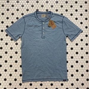 NWT Faherty Button Up SS Tee